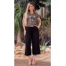 034529 - Blusa Manga Curta Estampa em Silk